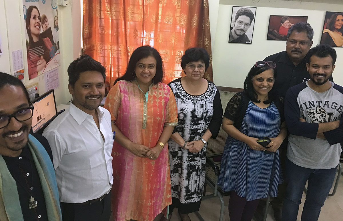 University of Mumbai faculty members and graduate students with Dr. Joshi after her presentation on 'Race and Religion in America' in 2018. 