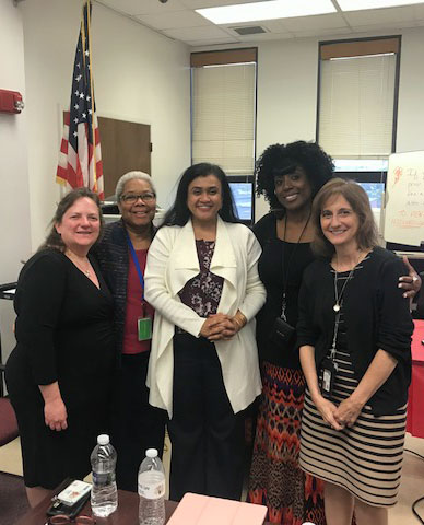 Dr. Joshi with members of the Passaic County Vicinage and members of the NJ's Supreme Court Committee on Minority Concerns